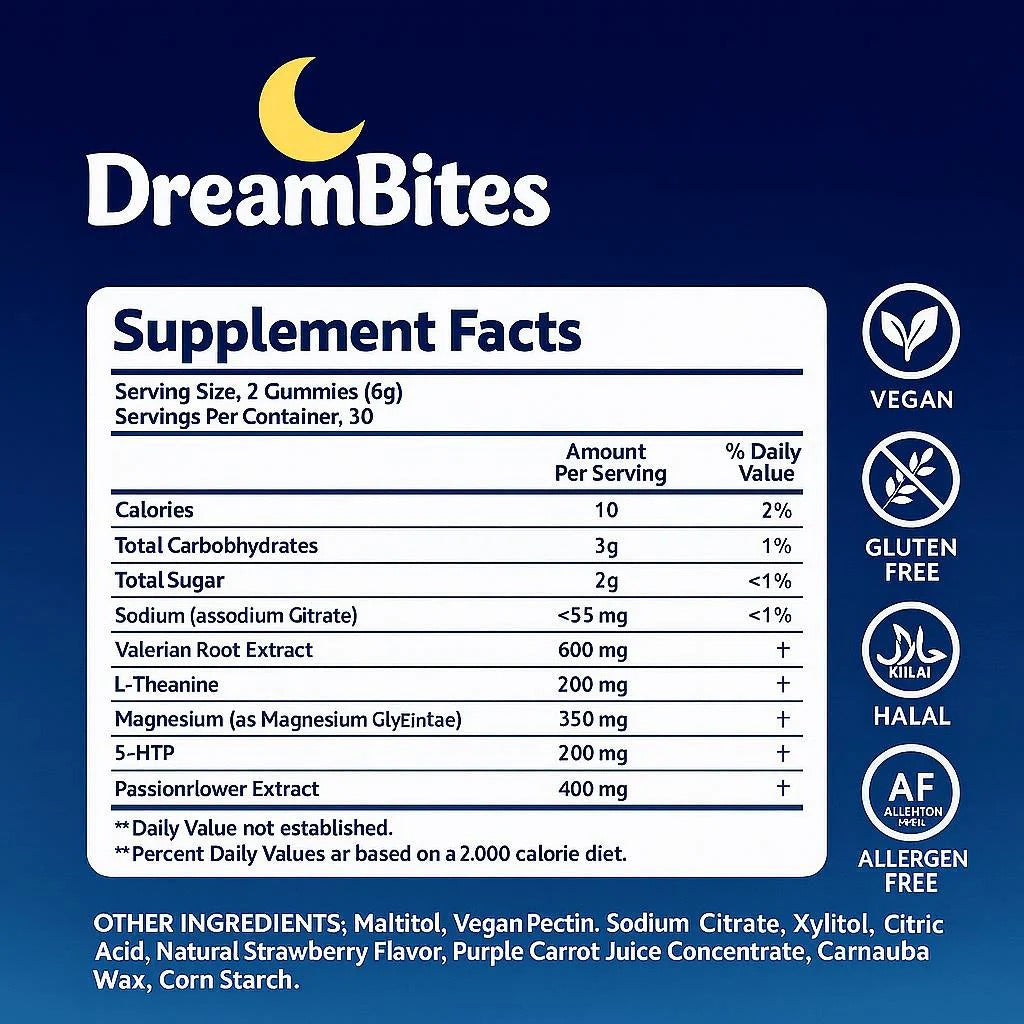 DreamBites - Natural Sleep Gummies